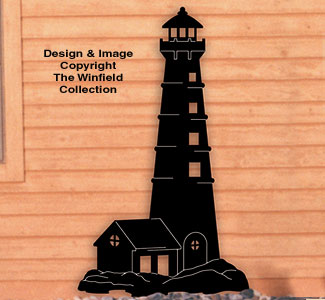 Lighthouse Shadow Woodcrafting Pattern