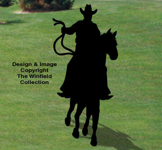 Product Image of Ridin' Cowboy Shadow Woodcraft Pattern