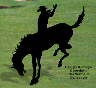 Product Image of Bronc Rider Shadow Woodcraft Pattern