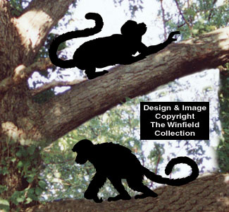 Product Image of Monkey Shadows Wood Pattern Set