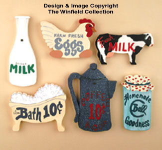 Product Image of 13 Old Country Signs Woodcraft Pattern