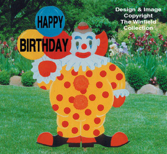 Product Image of Birthday Clown Woodcraft Pattern