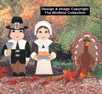 Product Image of Pilgrim Couple & Turkey Woodcraft Pattern