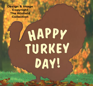 Product Image of Turkey Silhouette Sign Pattern