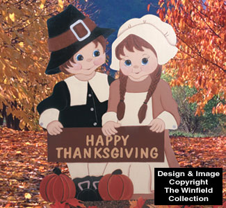 Product Image of Thanksgiving Greeting Woodcraft Pattern