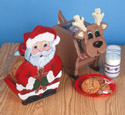 Santa & Reindeer Treat Jars Pattern