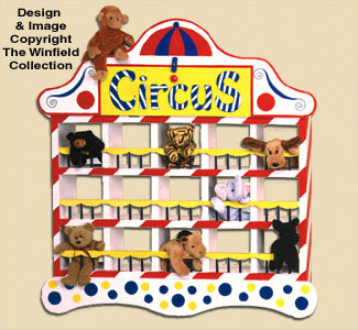 Product Image of Bean Bag Animal Circus Woodcraft Pattern