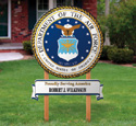 Air Force Yard Sign Woodcrafting Pattern