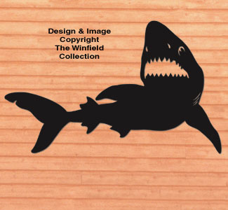 Shark Shadow Woodcrafting Pattern