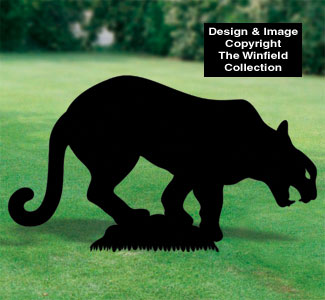 Product Image of Mountain Lion Shadow Woodcraft Pattern 