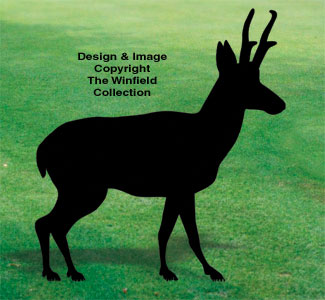 Product Image of Pronghorn Antelope Shadow Wood Pattern 