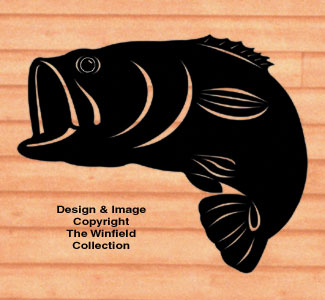 Product Image of Giant Bass Shadow Woodcraft Pattern 