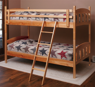 Beds Bunk Woodworking Project Plan, Bunk Beds With Side Rail