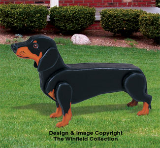 Product Image of 3D Life-Size Dachshund Woodcraft Pattern
