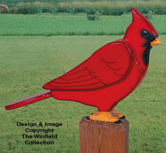 3D Giant Cardinal Woodcraft Pattern