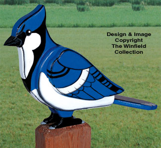 Product Image of 3D Giant Blue Jay Woodcraft Pattern 