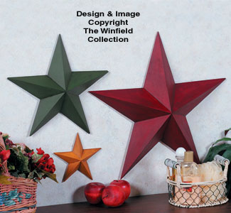 Product Image of Wooden Stars Woodcraft Project Pattern
