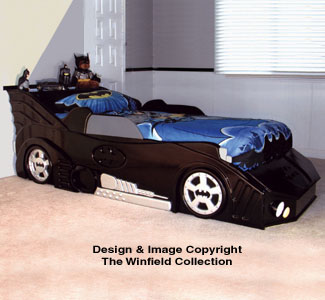 Product Image of Bat Car Bed Woodworking Project Plan