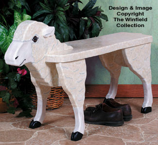 Product Image of Sheep Bench Woodcrafting Pattern