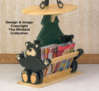 Product Image of Black Bear Magazine Table Woodworking Plan