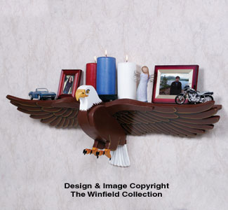 Product Image of Majestic Eagle Shelf Woodcrafting Pattern