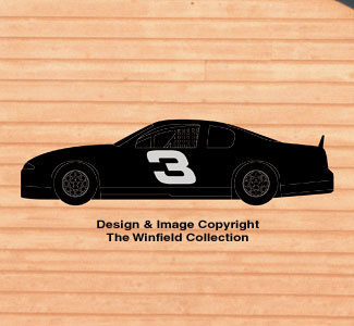 Product Image of Race Car Shadow Woodcrafting Pattern