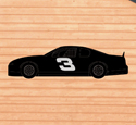 Race Car Shadow Woodcrafting Pattern