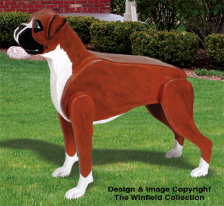 Product Image of 3D Life-Size Boxer Woodcraft Project Plan