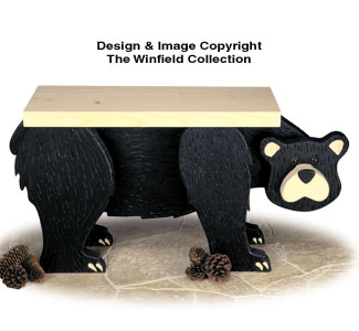 Product Image of Black Bear Bench Woodworking Plan