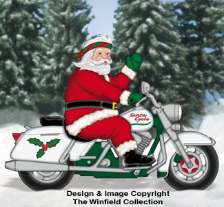 Product Image of Easy Rider Santa Woodcrafting Pattern