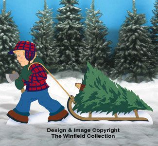 Product Image of Christmas Tree Harvest Woodcraft Pattern