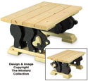 Black Bear Coffee Table Woodworking Plan
