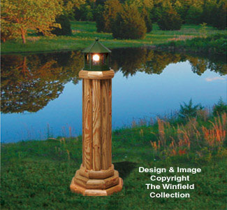 Small Landscape Timber Lighthouse Pattern 