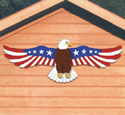 Patriotic Garage Eagle Woodcraft Pattern