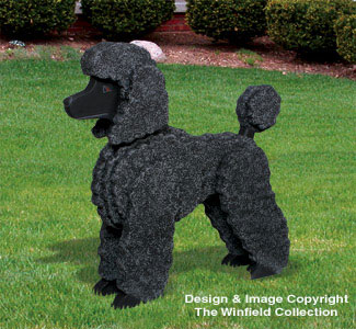 Product Image of 3D Life-Size Standard Poodle Wood Pattern 