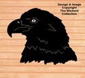 Giant Eagle Head Shadow Wood Pattern