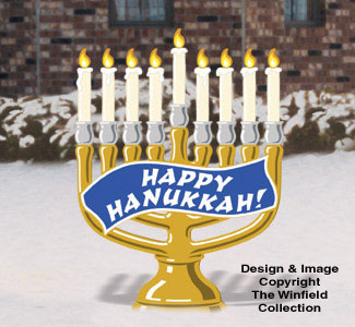 Happy Hanukkah Woodcrafting Pattern