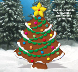 Gingerbread Christmas Tree Woodcraft Pattern