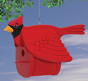 Cardinal Birdhouse Woodworking Pattern
