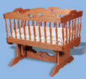 Glider Baby Cradle Woodworking Pattern 
