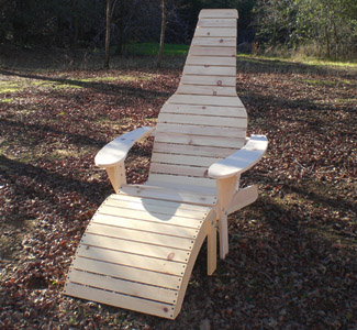 Product Image of Beer Bottle Adirondack Chair Wood Pattern 