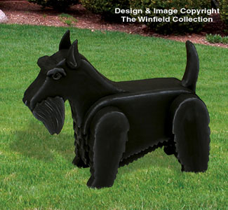Product Image of 3D Life-Size Scottish Terrier Woodcraft Pattern
