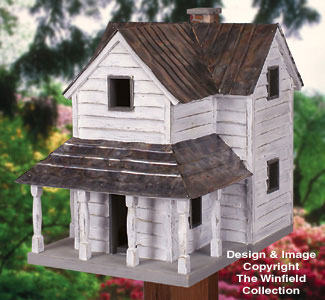 Product Image of Rustic Country Home Birdhouse Wood Pattern 