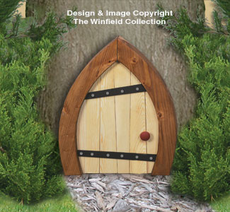 Large Gnome Door Woodcrafting Pattern