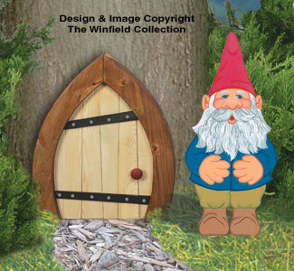 Product Image of Mini Gnome & Door Woodcrafting Pattern 