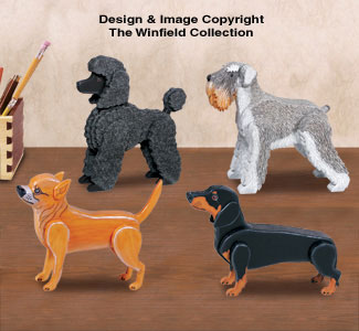 Product Image of Desk Dog Pattern Set 2 Wood Plan 