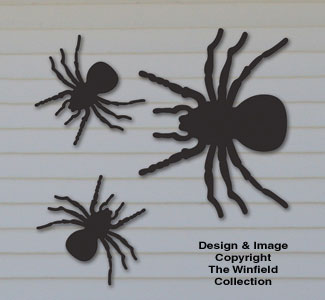 Large Plywood Spiders Woodcrafting Pattern