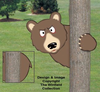 Product Image of Peeking Bear Woodcraft Project Pattern 