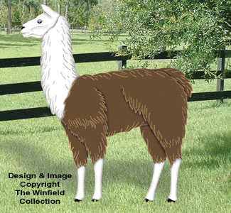 Product Image of Life-Size Yard Llama Woodcrafting Pattern
