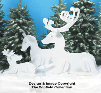 Product Image of Resting Reindeer Family Patterns